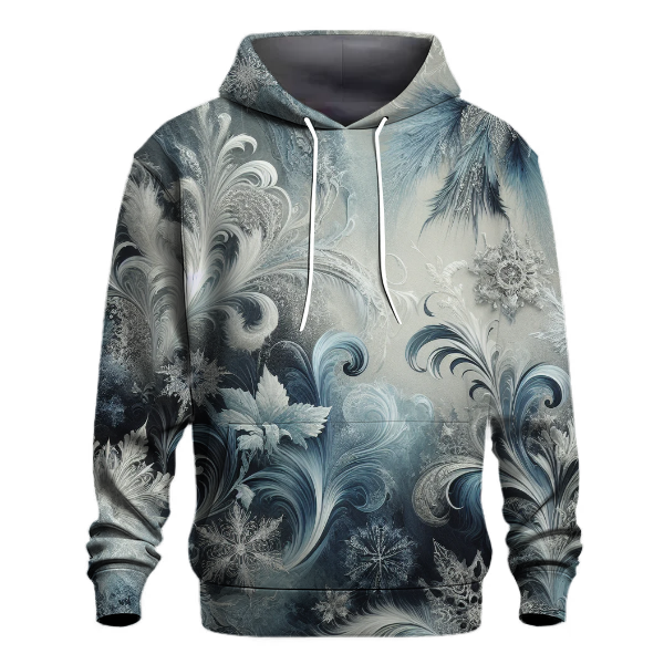 Glimmering Ice Crystals Hoodie