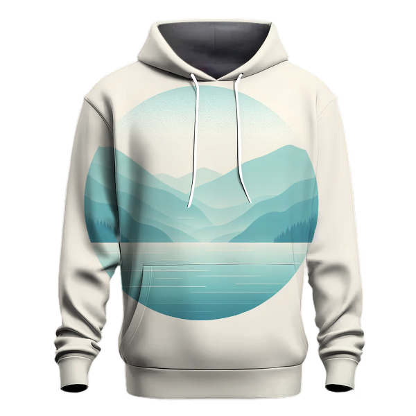 Misty Lake Gradient Hoodie