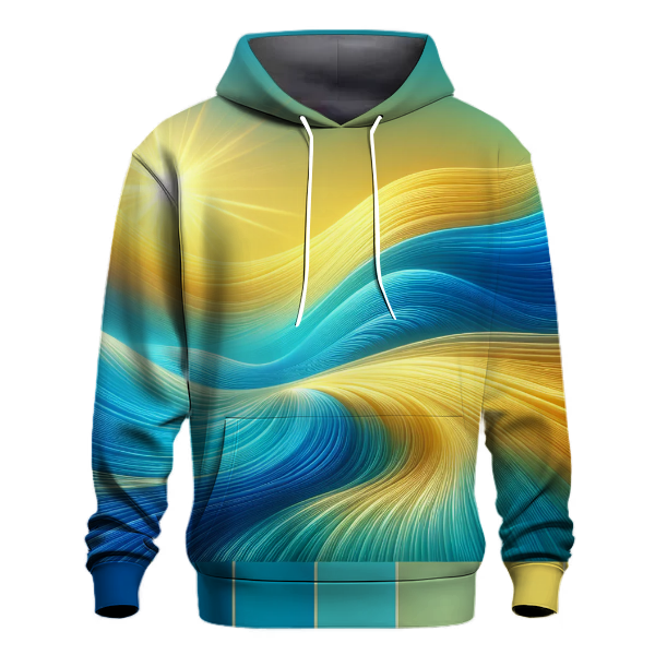 Glistening Tide Gradient Hoodie