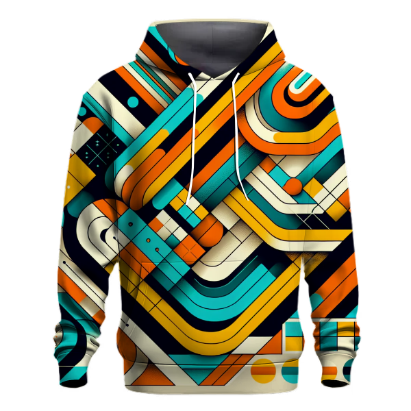 Groovy Geometric Patterns Hoodie
