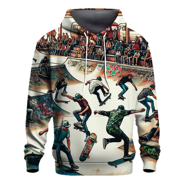 Skateboard Action Hoodie