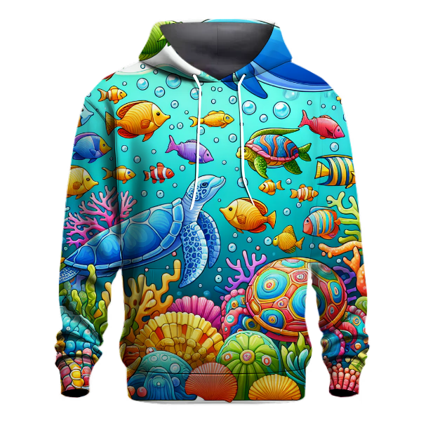 Playful Underwater Adventure Hoodie