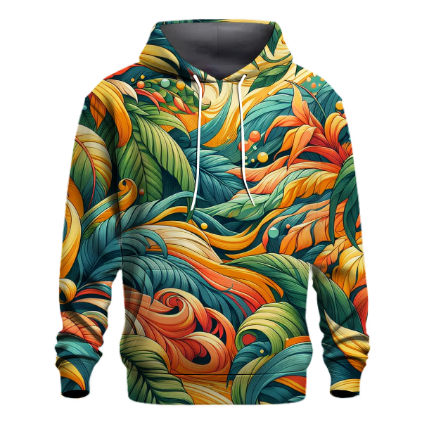 Fiery Jungle Escape Hoodie