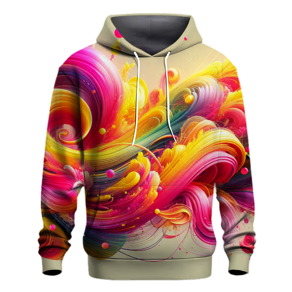 Festival Vibes Tie-dye Design Hoodie
