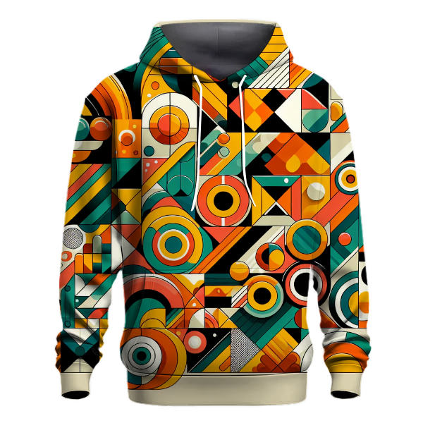 Funky Geometric Grooves Hoodie