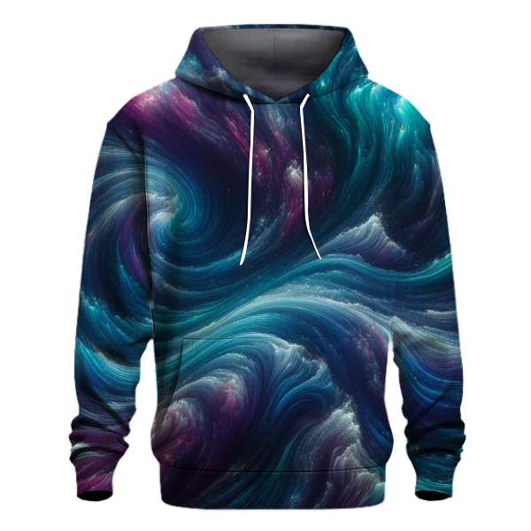 Cosmic Waves Tie-dye Design Hoodie