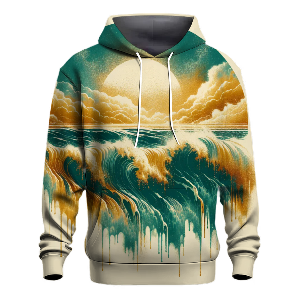 Golden Ocean Tides Hoodie