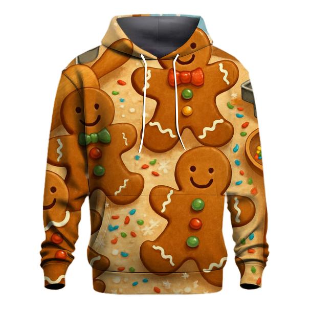 Holiday Baking with Gingerbread Men Hoodie