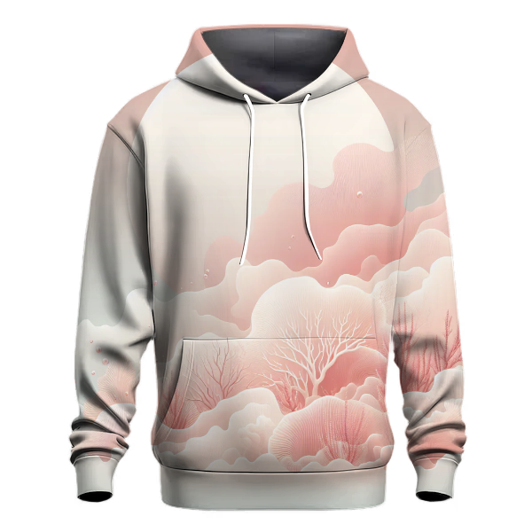 Soft Coral Dream Gradient Hoodie