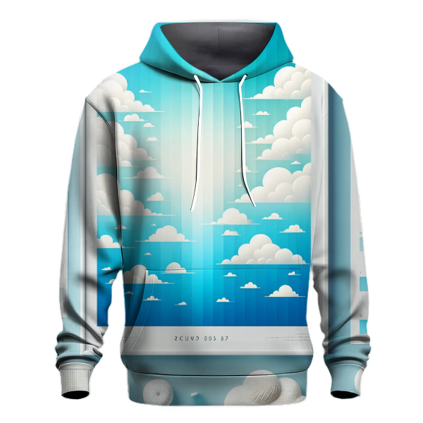 Cool Summer Sky Gradient Hoodie
