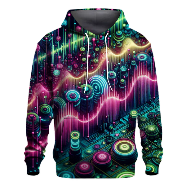Retro Techno Pulse Hoodie