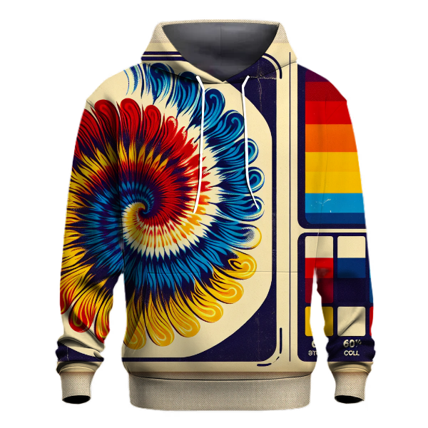 Groovy Tie Dye Delight Hoodie