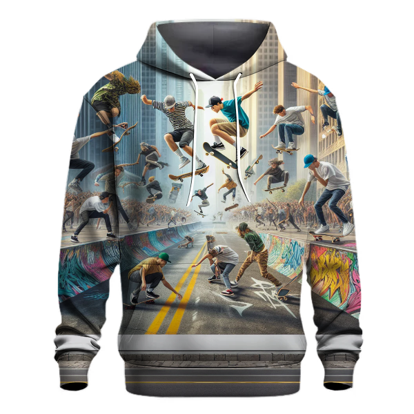 Skateboard Streets Hoodie