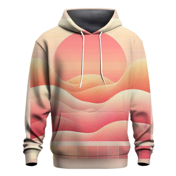 Tropical Sunrise Waves Hoodie