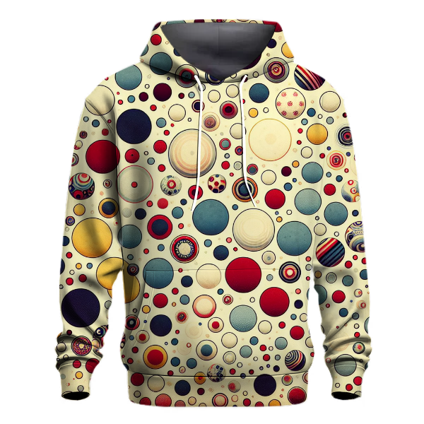 Retro 70s Polka Dots Hoodie