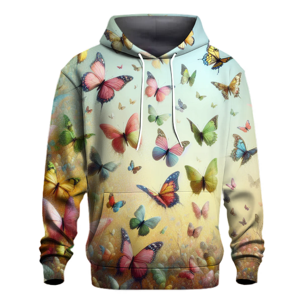 Artful Butterfly Whispers Hoodie