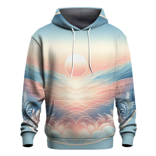 Glacial Sunrise Tranquil Hoodie