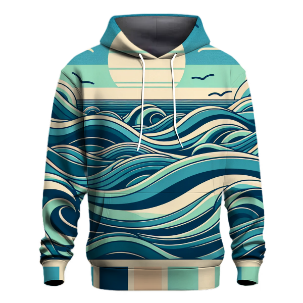 Oceanic Retro Wave Hoodie