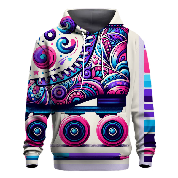 Funky Roller Skate Vibes Hoodie