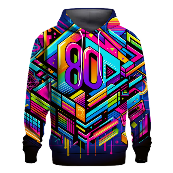 Neon Retro Vibes Hoodie