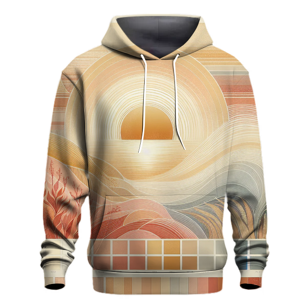 Peach Sunrise Fusion Hoodie