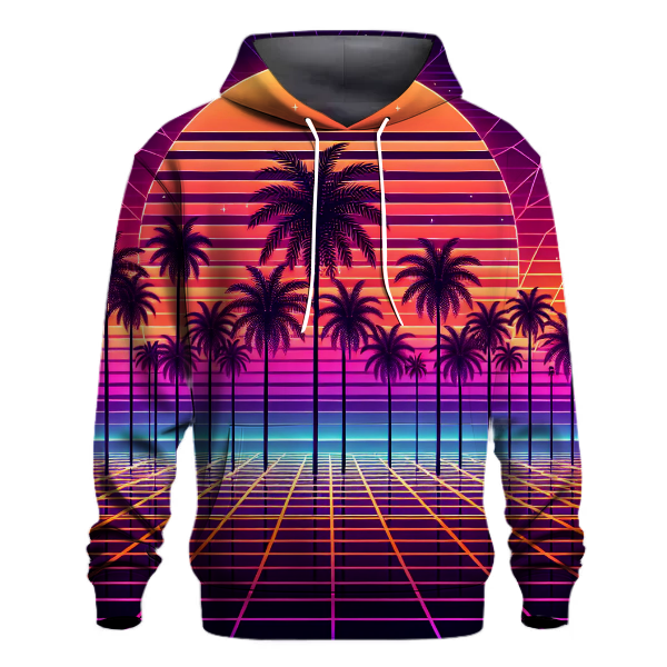 Electric Sunset Paradise Hoodie