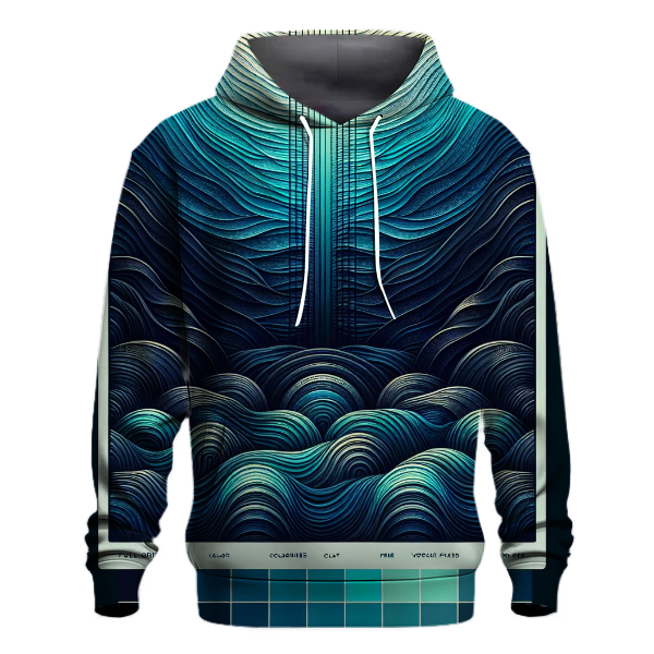 Oceanic Ripple Effect Hoodie