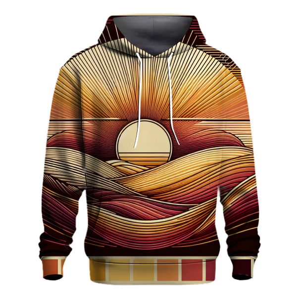Golden Dusk Gradient Hoodie