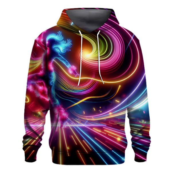 Electric Dancer Silhouette Hoodie