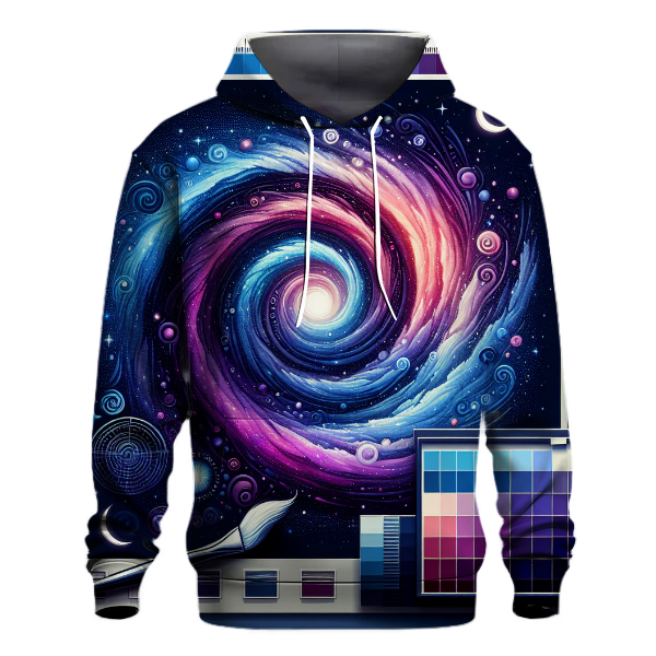 Galaxy Spiral Gradient Hoodie