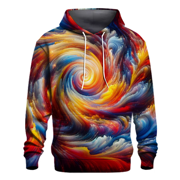 Cosmic Energy Tie-Dye Design Hoodie