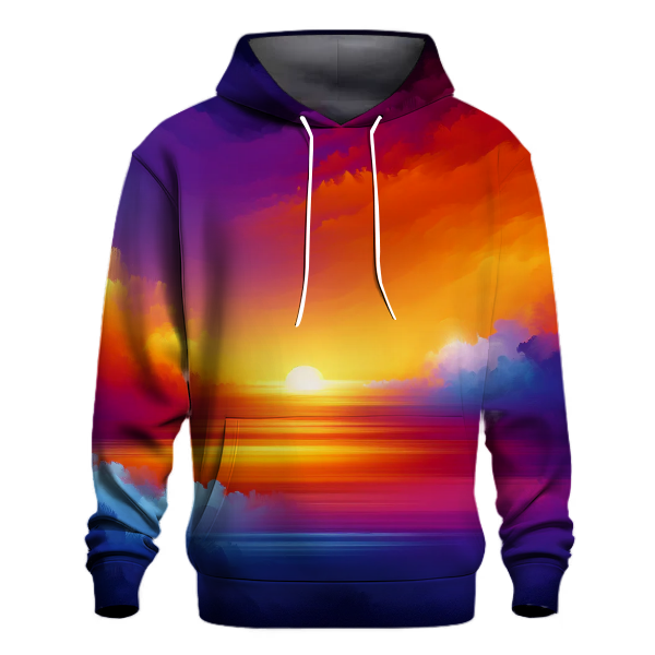 Sunset Horizon Fusion Hoodie