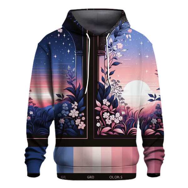 Cascading Twilight Gradient Hoodie