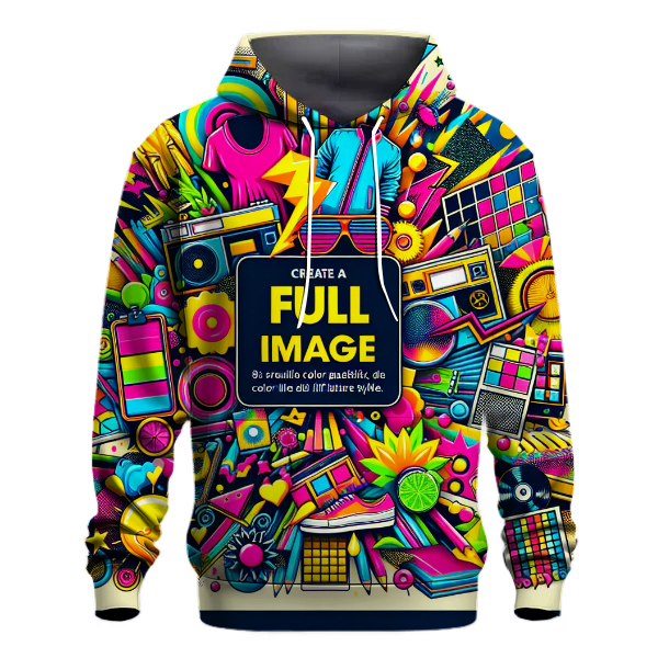 Electric Color Pop Hoodie