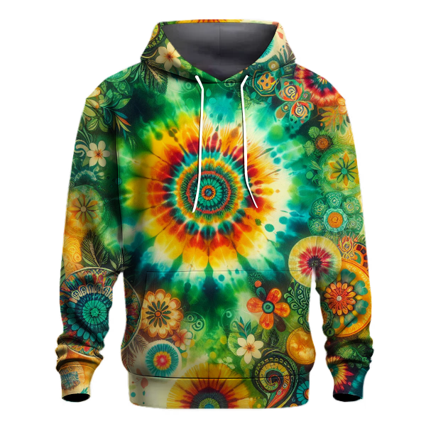 Bold Tropics Tie-Dye Hoodie