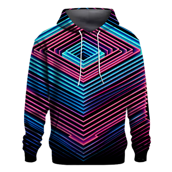 Neon Grid Escape Hoodie
