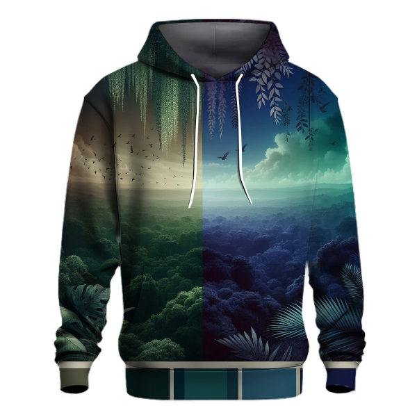 Jungle Twilight Gradient Hoodie