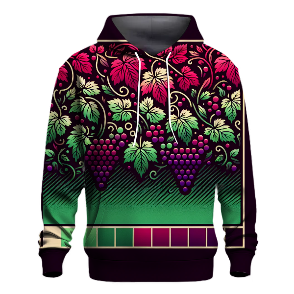 Vibrant Vineyard Gradient Hoodie