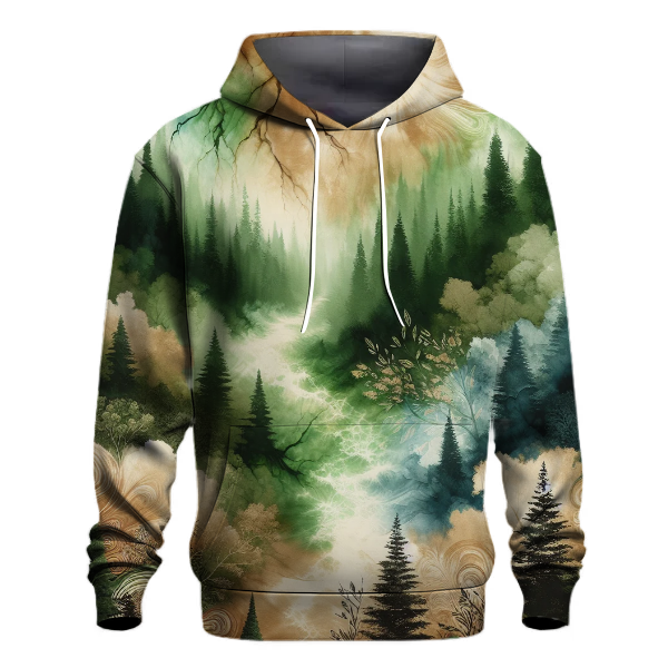 Mystical Woods Tie-Dye Hoodie
