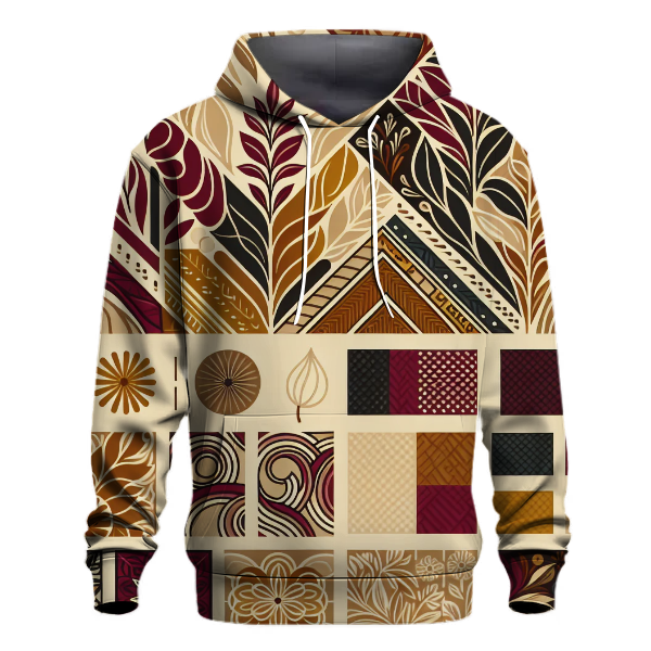 Chic 70s Plaid Hoodie