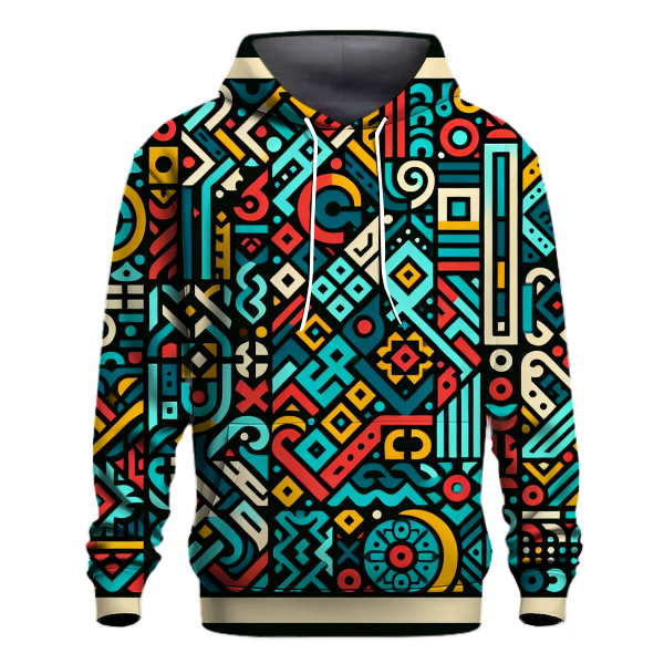 Cultural Mosaic Patterns Hoodie