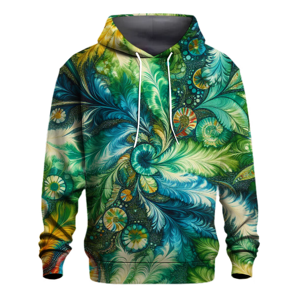 Rainbow Oasis Tie-dye Design Hoodie