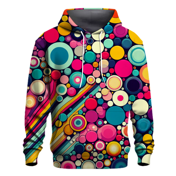Bubbly 70s Circles Hoodie