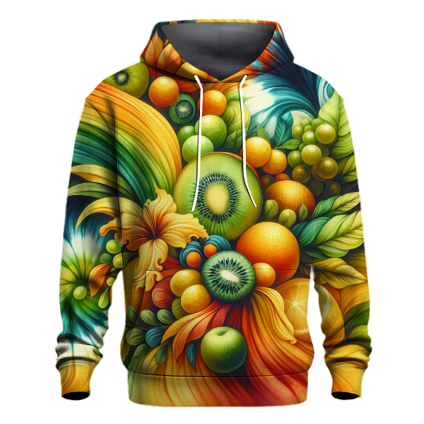 Tropical Fruit Burst Hoodie