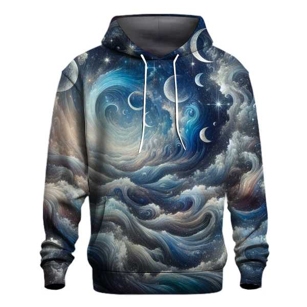 Celestial Wave Patterns Hoodie