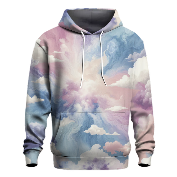 Pastel Cloudscape Tie-dye Hoodie