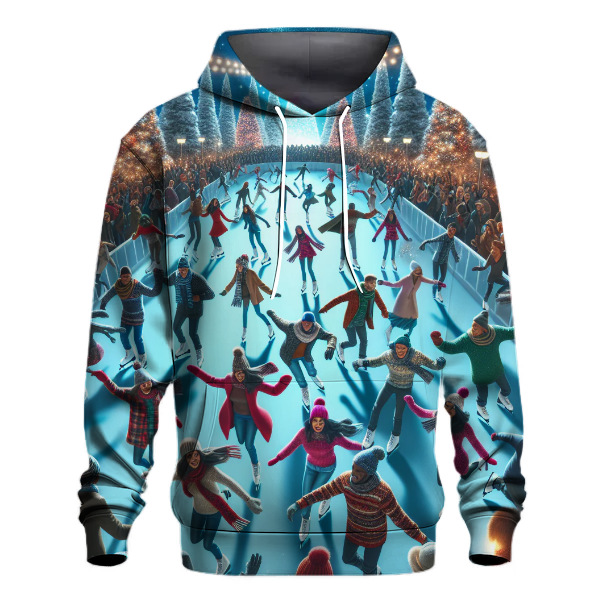 Winter Wonderland Skating Rink Hoodie