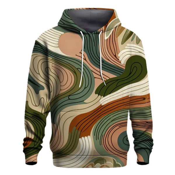 Boho Earth Tones Vibe Hoodie