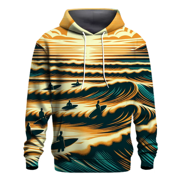 Surfboard Sunset Hoodie