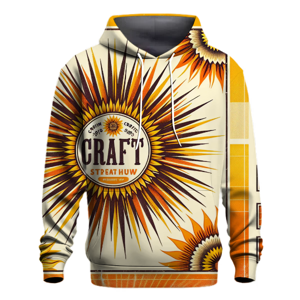 Sunshine Retro Lines Hoodie